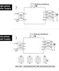 Versatile VFD Variable Frequency Drive 0.75 kW To 5.5 kW Motor Speed Controller Plug And Play 220V 380V 1 Phase To 3 Phase Input 3 Phase Output Adjustable Speed Drive Great For DIY Motors wiring diagram