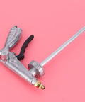 Zerodis High Volume Airless Paint Spray Gun For Wall And Furniture Coating close-up, aluminum body with adjustable tip.