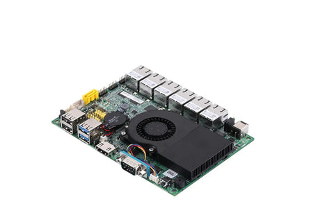 Built Tough 6 Port Network Firewall Mini Pc With Intel Celeron Cpu And 4Gb Ddr4 Ram 128Gb Msata Ssd Aluminum Enclosure motherboard with ports