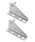 Beefed Up Two Pack Stainless Steel Refrigerator Hinge Kit With Double Bearing And Integrated Base For Chest Freezers Triangular Adaptable Door Pivot