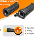 Full Twist Throttle Grip For Ebikes And EScooters With 3 Pin Waterproof Connector Fits 22mm Handlebar 12V 72V Voltage Range