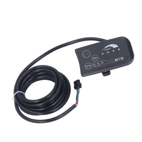 Real Time Battery Power Meter For Electric Bikes And Scooters With 4 Wire LED Display Panel 36V 48V Digital Readout unit cable