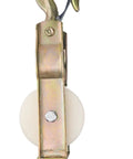 Workhorse Heavy Duty Cable Pulley Bracket For Low Voltage And Network Installations, steel mount with nylon wheel, 2 ton capacity