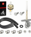 8Mm Gas Tank Fuel Valve Petcock Kit 16950 KT0 831 16950 KCY 671 for XR series with clamps, pipes, filter, hardware