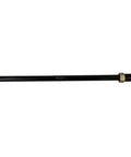 Front Adjustable Panhard Rod Track Bar For Toyota Land Cruiser 80 Series, Off Car Adjustable For 3 To 6 Inch Lift, Zinc Plated Steel, Powder Coated Finish, Includes Hardware And Rubber Bushings For Flexible, Durable Alignment. Black adjustable track bar with bushings