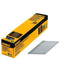 Box of Angled Finish Nails 2-1/2 In 15 Gauge Collated With Adhesive Chisel Point 2500 Pack for trim and cabinetry work