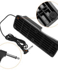 Universal Sustain Pedal For Keyboard With 1/4 Inch Plug Polarity Switch Built To Last Works With Digital Pianos rugged base view