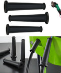 Dead Serious Power Cord Protection Keeping Your Drills And Cutters Snug As A Bug Heavy Duty Rubber Cable Strain Relief Protectors 9 Piece Kit view with black rubber sleeves for protecting cables.