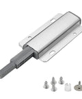 Heavy Duty Magnetic Push Latch Set 2 Pack Metal Cabinet Door Catch For Kitchen Wardrobe Push To Open Magnet System Aluminum Alloy Build