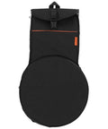 Lock Down Your Percussion Rig With This Straight Up Tough Oxford Fabric Dumb Drum Storage Bag And Snare Accessory Pouch, black with zipper and flap.
