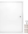 No Fuss 22X30 Drywall Access Panel With Heavy Duty Lock, Thick 1.2mm Rock Solid Flush Mount Ceiling Repair Door and hardware.