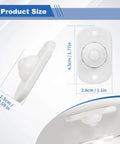 Self Adhesive Mini Caster Wheels For Kitchen Appliances 8 Pieces Universal 360 Degree Swivel Sliders product dimensions