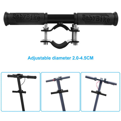 Kiddo Height Adjustable Electric Scooter Handlebar Grip Bar For Safe Rides And Easy Hold Aluminum Alloy Armrest Handle