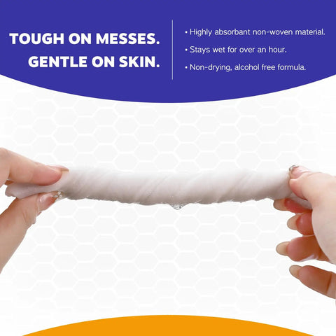Person holding Heavy Duty Kitchen Cleaning Wipes For Microwave Air Fryer Stove And Cooktops All Purpose Appliance Cleaner Cloths 8.26x7.08 inches