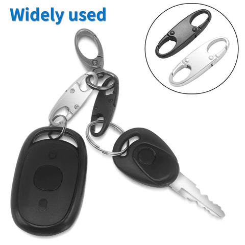 Zipper Pull Replacement Clips Pack Mini Carabiner Zipper Clips Easy Attach Premium PU Grip Durable No Slip Zipper Locks 6 Pack