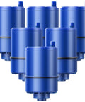Six Pack Faucet Water Filter Replacement For All PUR Compatible Faucet Filtration Systems RF 9999 durable blue cartridges