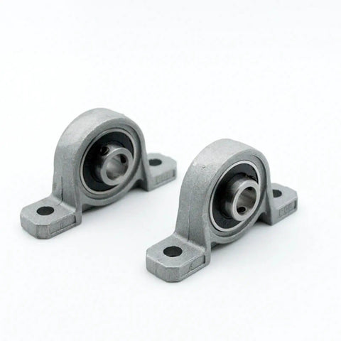 Beefy Zinc Pillow Block Bearing Bracket Fits 8mm Shaft Motors and Engines with Smooth Rotation and Strong Wear Resistance Works for Heavy Loads Garage Repairs and Shops 10 Pack of Sweet Value Units for Quick Fixes, two zinc pillow block bearings for 8mm shaft