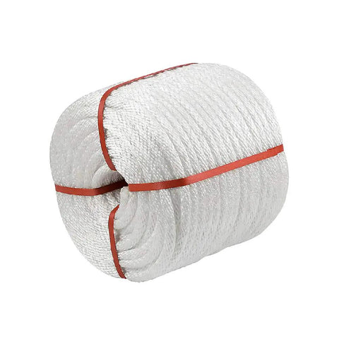 Heavy Duty Nylon Rope Seven Eighths Inch By One Hundred Feet White Rope For Anchoring, Tree Work, Cargo Hauling, DIY Projects And Outdoor Use
