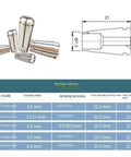 Premium Precision Ground CHK Spindle Chuck Collets For CNC And Manual Milling set of four sizes 3.175 4 5 6mm robust tool design