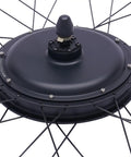 700C Front Wheel Electric Bike Conversion Kit 48V 1000W Hub Motor features robust motor hub and steel spokes for DIY ebike upgrades.