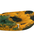 Custom U Shaped Pillow With Personal Photo Text Print Personalized Memory Foam Neck Pillow For Travel And Nap Comfort In Plane Car Home And Office Create Your Own Design with sunflower print