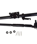 Dodge Ram Heavy Duty Steering Linkage Assembly T Style Upgrade For 2003 2010 Ram 2500 3500 And 2011 2013 Ram 2500 3500 Mega Cab 8 Lug Fits 1500 Mega Cab 8 Lug Only Replaces 52122362AE DS800981A black steel steering linkage with hardware