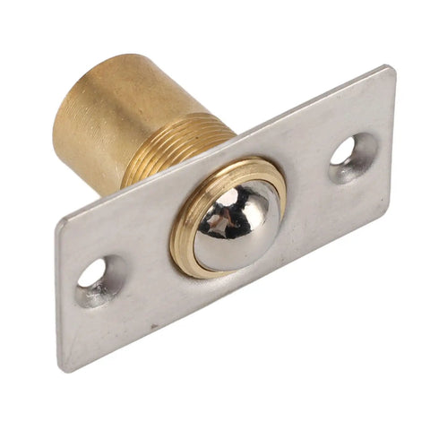 Adjustable Ball Catch Hardware For Cabinet Doors Solid Brass Latch Set With Strike Plates For Closets