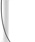 Clearflo Cable Bath Drain With PVC Tubing And Polished Chrome Finish Cable Activated Bath Drain With Metal Control Handle 27 Inch External Cable