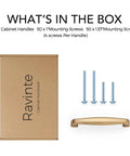 Champagne Bronze Cabinet Pulls 3-3/4 Inch Center To Center Drawer Handles Zinc Alloy 25 Pack with screws and box