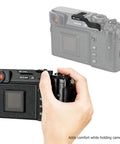 Deluxe Metal Thumb Up Grip For Fujifilm X Pro 3 X Pro 2 X Pro 1 Mirrorless Cameras with Hot Shoe Mount detail view