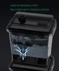 High Octane Oscillating Resin Print Washer For 3D Models Featuring Total No Sweat Four Minute Clean Cycle and Solid Performance with Top Shelf Solvent Bath Soak Station with snap-in drainage port.