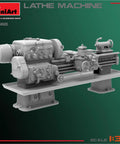 One Thirty Five Scale Lathe Machine Model Kit For Collectors Unpainted And Highly Detailed Build Ready Dope Hands On Hobby Tooling