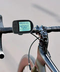 For KT Lcd 5 Ebike Display With Smart Voltage Detection For 24V 36V 48V Water Resistant Color Screen Shows Speed And Battery Life on bike handlebar