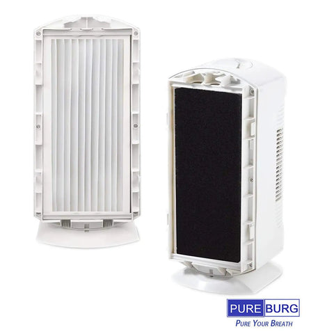 Replacement True HEPA Filter Set For Hamilton Beach TrueAir Compact Pet Air Purifier 04383 04384 04385 04386 H13 Activated Carbon