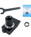 Hella Sturdy 5C Angle End Mill Grinding Fixture Built For Smooth Edge Sharpening And Reliable Shop Performance Handles Straight Shank Cutters From 1/16 To 1-1/8 Inch Sizes, showing sharpener tool and adjustment ring.