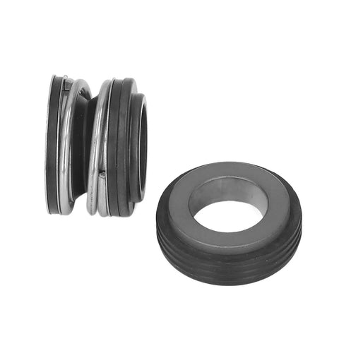 Silicon Carbide Mechanical Replacement Kit For Circulating Pumps Built Tough With Tungsten Core, High Hardness Seals And Silicon Carbide Faces, Compact Energy Saving Design, Fits PS 1907 Pool Pumps. two-piece pump seal kit
