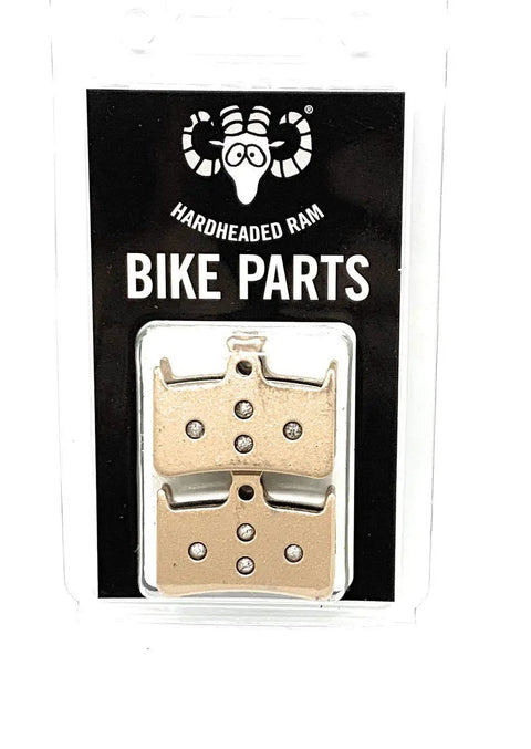 2 Pairs Sintered Bike Brake Pads For E4 RX4 Mono Tech 3 Tech Evo DBP 59 Enduro Ready in packaging, front view.