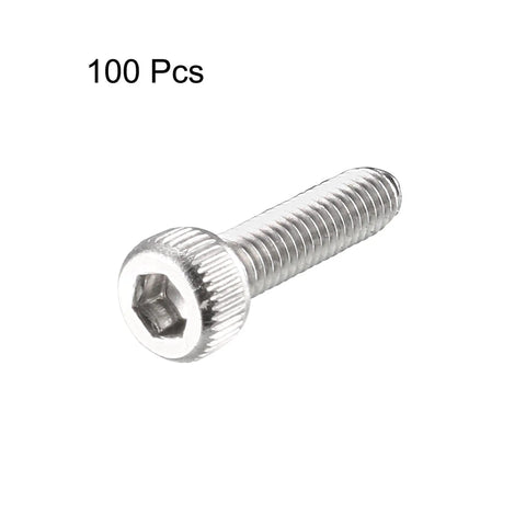 Tough As Nails M2.5x10mm Hex Socket Cap Screws With 0.45mm Pitch Top Shelf 304 Stainless Steel Bolts from 100 Pack