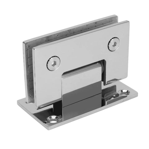 Tough Stainless Steel Frameless Shower Glass Door Hinge With 90 Degree Opening Built To Last Fits 8 To 12mm Glass