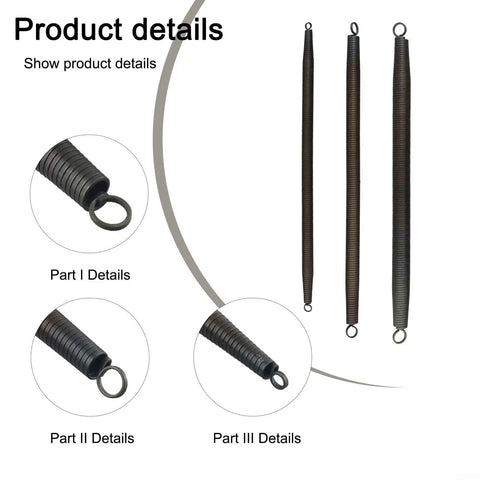 Heavy Duty Pvc Pipe Bender Spring 420Mm Manual Wire Tube Bending Tool For 16Mm 20Mm 25Mm 32Mm Conduit Curve Forming Set Essential Home Electrical Plumbing Craft Gear Two Pack with detailed views of springs.