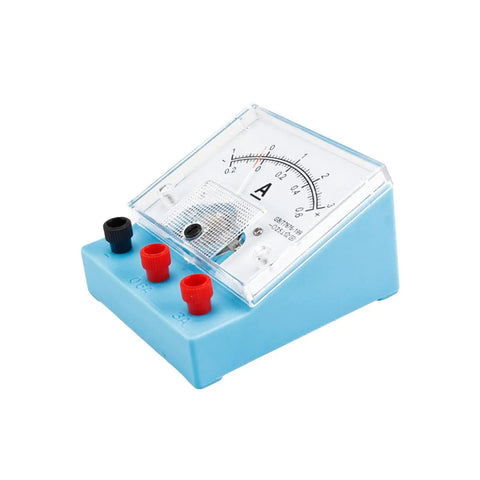 Analog Ammeter Moving Coil Hands On For Science Exploration And Electrical Experiments Safe Durable Plastic Classroom And Home STEM Tool