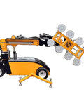 Heavy Duty Electric Vacuum Glass Lifter With Multi Suction Cup System For Smooth Curtain Wall Construction And No Sweat Glass Panel Install Pro Grade Mobile Robot Handler featuring multi suction cups and robotic arm.