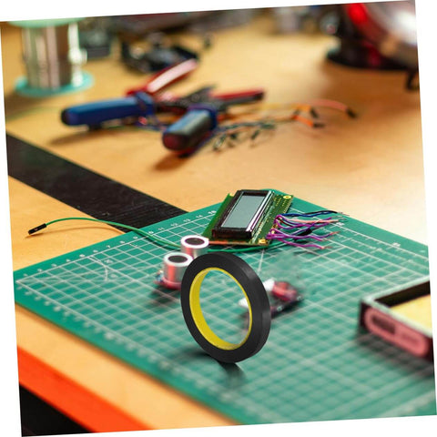 Light Shielding Tape Blackout Tape For Monitors And Windows on desk with tools and electronics