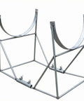 Heavy Duty Welded Steel Yam Bundling Rack Straight Up Sturdy Farm Crop Organizer For Field Harvest Storage with curved top.