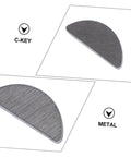 Half moon keys from 80 Piece Stainless Steel Woodruff Key Set For Pulleys And Driveshafts Handy Hardware Assortment With 8 Sizes Smooth Finish Half Moon Keys Pro Grade Metal Mechanical Kit For Hubs Motors And Machinery
