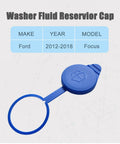 Ford Focus Windshield Washer Fluid Cap Replacement Cap Wiper Reservoir Tank Cover In Blue for 2012-2018 models