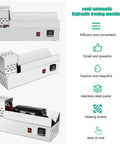 Premium Stainless Steel Electric Heat Shrink Wrapping Machine For Wine And Olive Oil Bottles Digital Thermostat 150 To 170 C precision temp control.