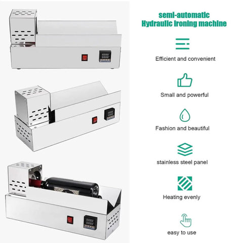 Premium Stainless Steel Electric Heat Shrink Wrapping Machine For Wine And Olive Oil Bottles Digital Thermostat 150 To 170 C precision temp control.