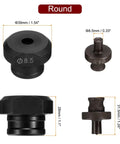 8.5mm Hydraulic Hole Punch Die Kit For Precise Round Holes In Electric Punching Machine showing dies and measurements