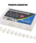 150 Piece Nylon Round Spacer Kit For M6 Screws With 11mm Outer Diameter And 6.2mm Inner, packed in plastic box, 10 size standoffs